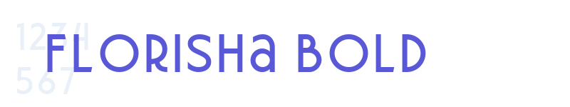 Florisha Bold-related font