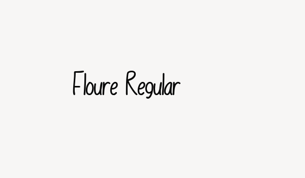 Floure Regular Font