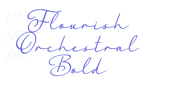 Flourish Orchestral Bold font