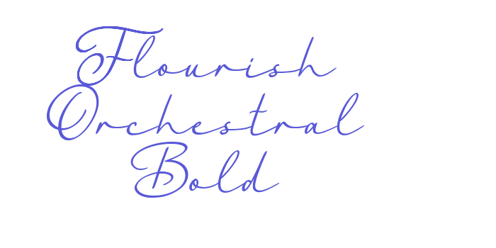 Flourish Orchestral Bold Font Download