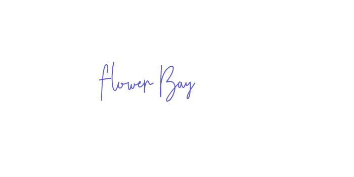 Flower Bay Font Download