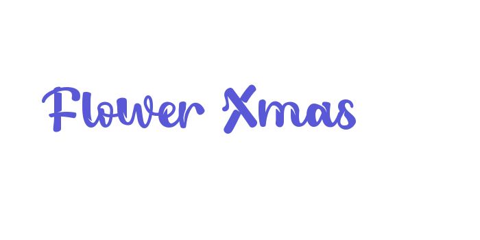 Flower Xmas Font Download