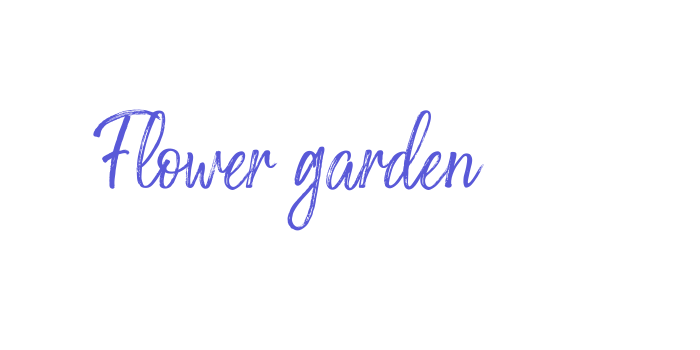 Flower garden Font Download