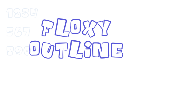 Floxy Outline font free