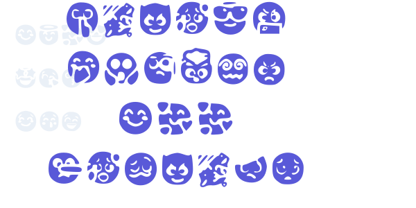 Fluent Emojis 133 Regular font