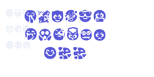 Fluent Emojis 133 font