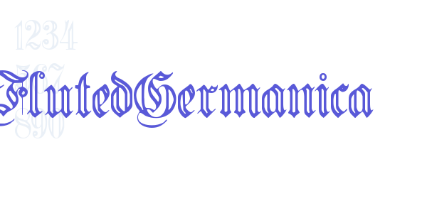 FlutedGermanica font free