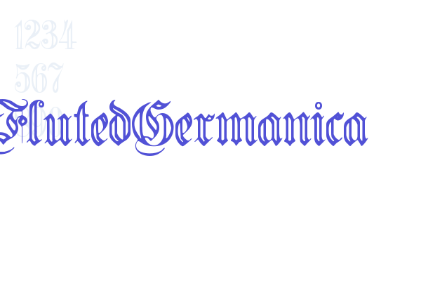 FlutedGermanica Font Download