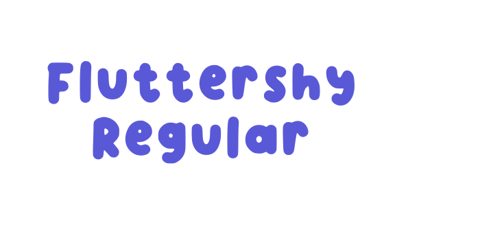 Fluttershy Regular Font Download