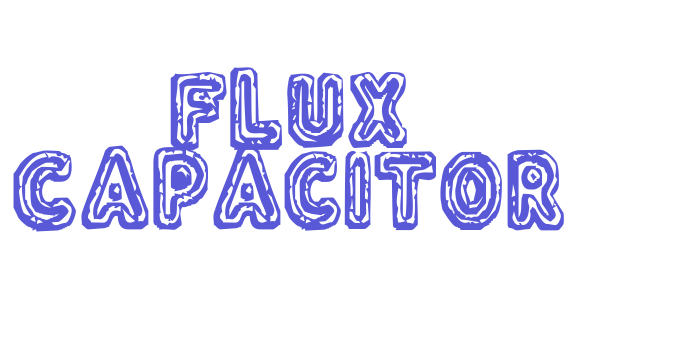 Flux Capacitor Font Download