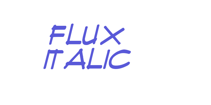 Flux Italic Font Download