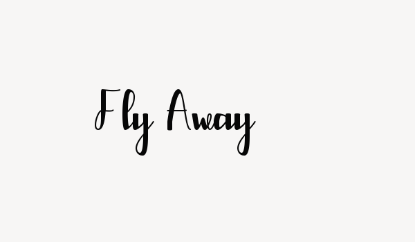 Fly Away Font