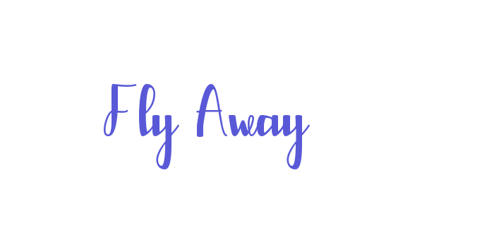 Fly Away Font