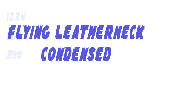 Flying Leatherneck Condensed font free