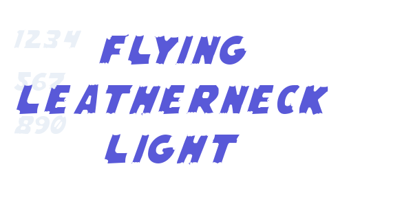 Flying Leatherneck Light font free