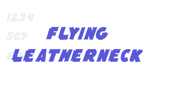 Flying Leatherneck font free