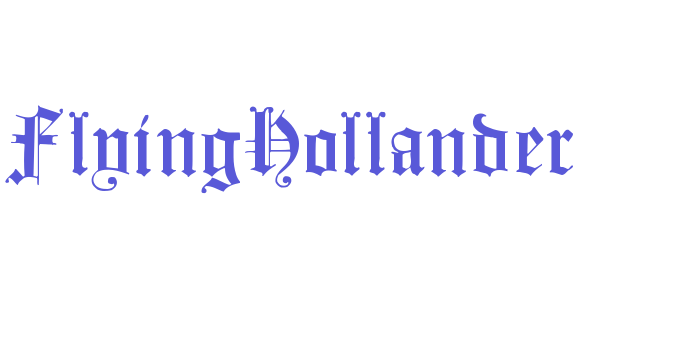 FlyingHollander Font Download