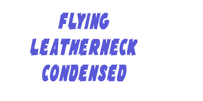 Flying Leatherneck Condensed Font