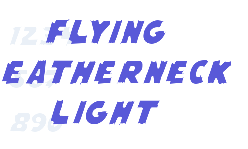 Flying Leatherneck Light Font Download