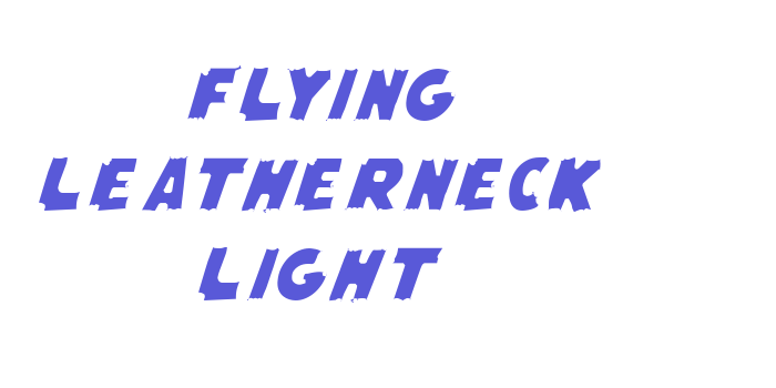 Flying Leatherneck Light Font Download