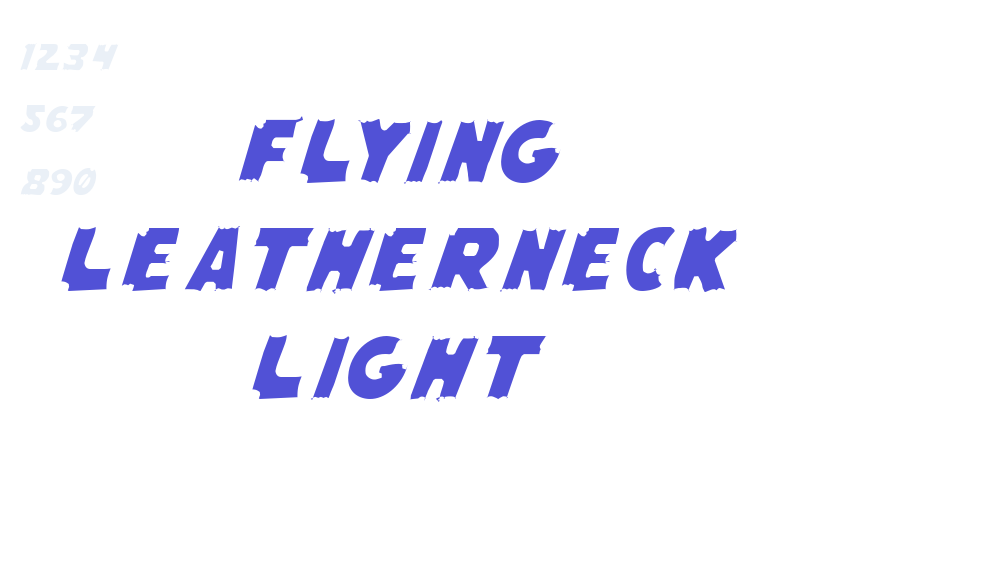 Flying Leatherneck Light-font-download