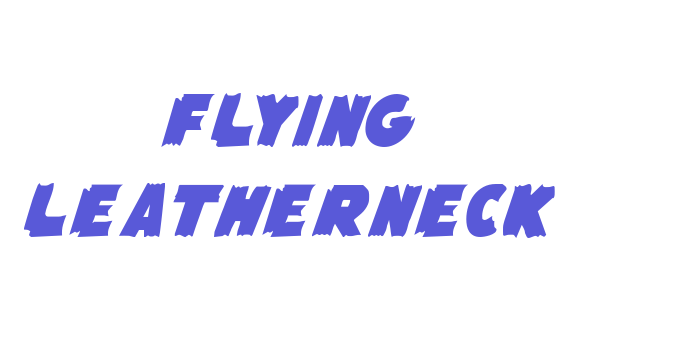 Flying Leatherneck Font