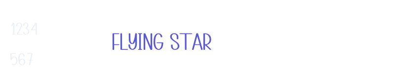 Flying Star-related font