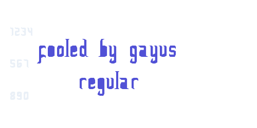 FoOleD bY GaYUs Regular-font-download