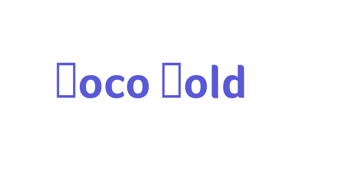 Foco Bold Font Download