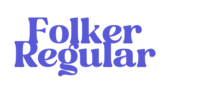 Folker Regular Font Download