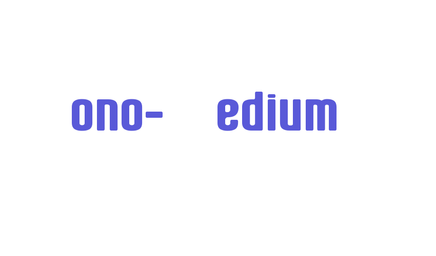 Fono-Medium Font