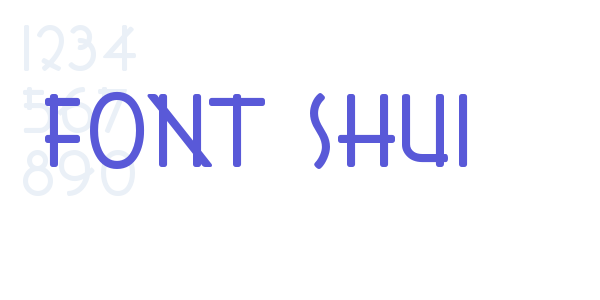 Font Shui font free