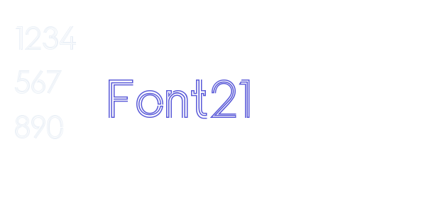 Font21 font free