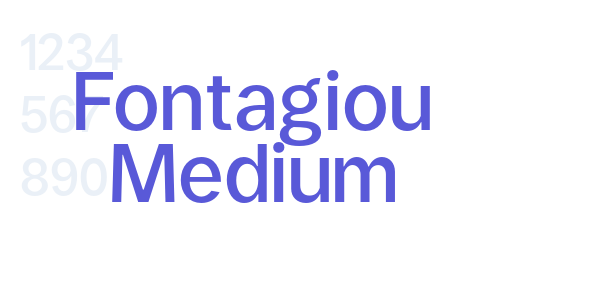 Fontagiou Medium font free