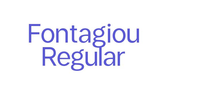 Fontagiou Regular Font Download