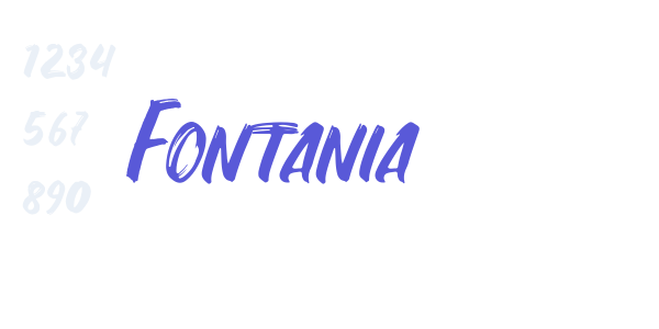 Fontania font