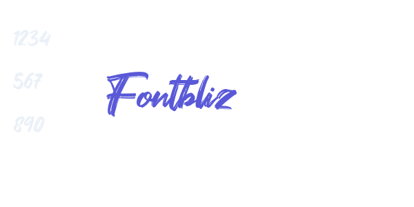 Fontbliz font free