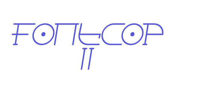 Fontcop II Font Download