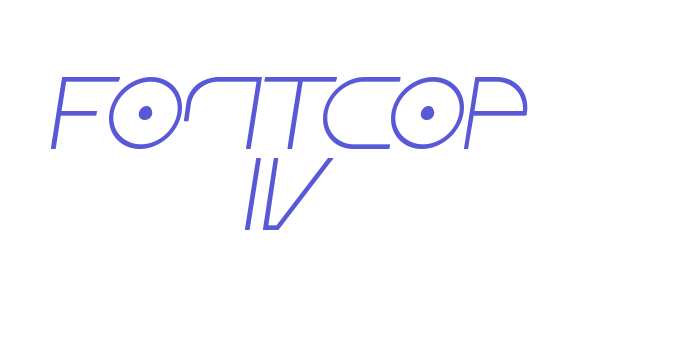 Fontcop IV Font Download