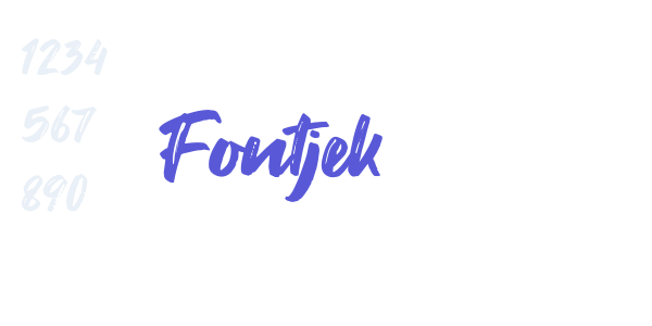 Fontjek font