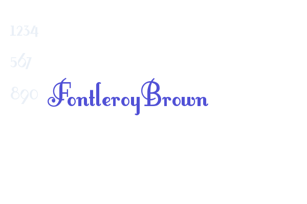 FontleroyBrown Font Download