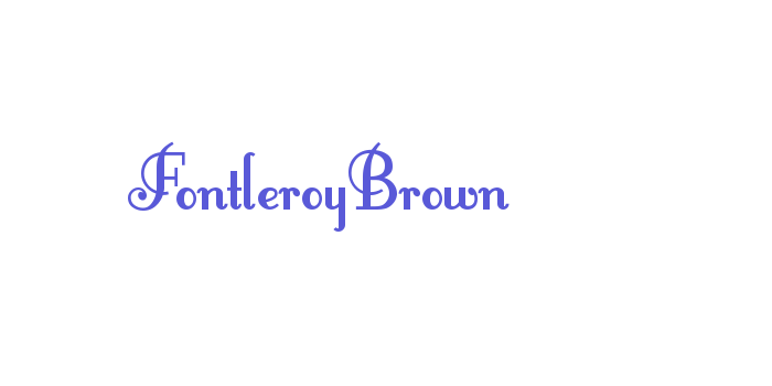 FontleroyBrown Font Download