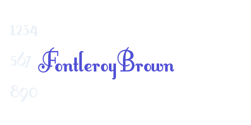FontleroyBrown-font-download