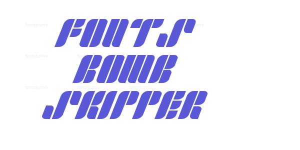 Fonts Bomb Skipper font free