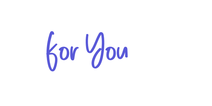 For You Font Download