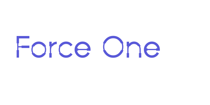 Force One Font