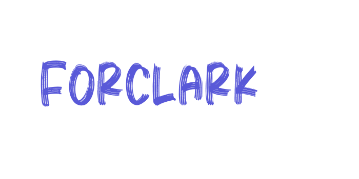 Forclark Font Download