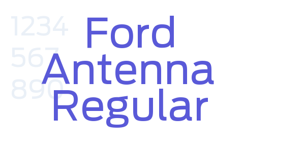 Ford Antenna Regular font free