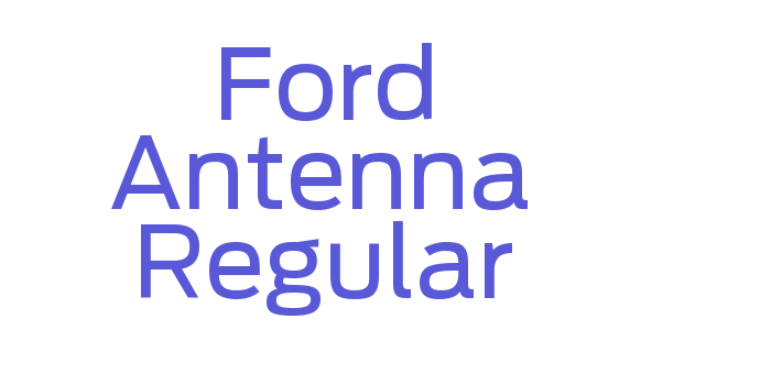 Ford Antenna Regular Font Download