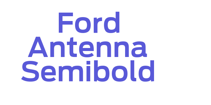 Ford Antenna Semibold Font Download